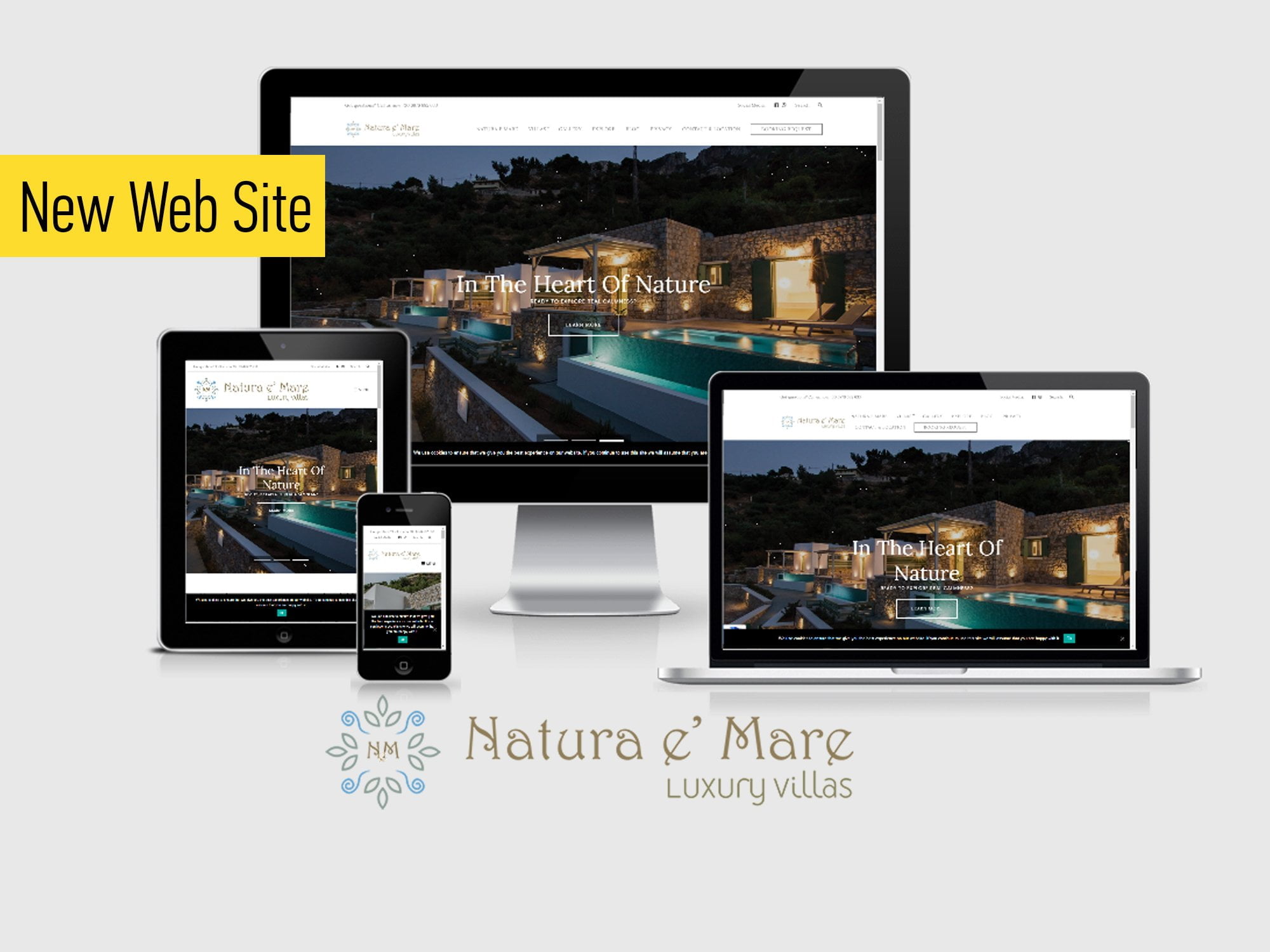 Γραφίστας ιστοσελίδων για σχεδιασμό και κατασκευή ιστοσελίδας luxury villas